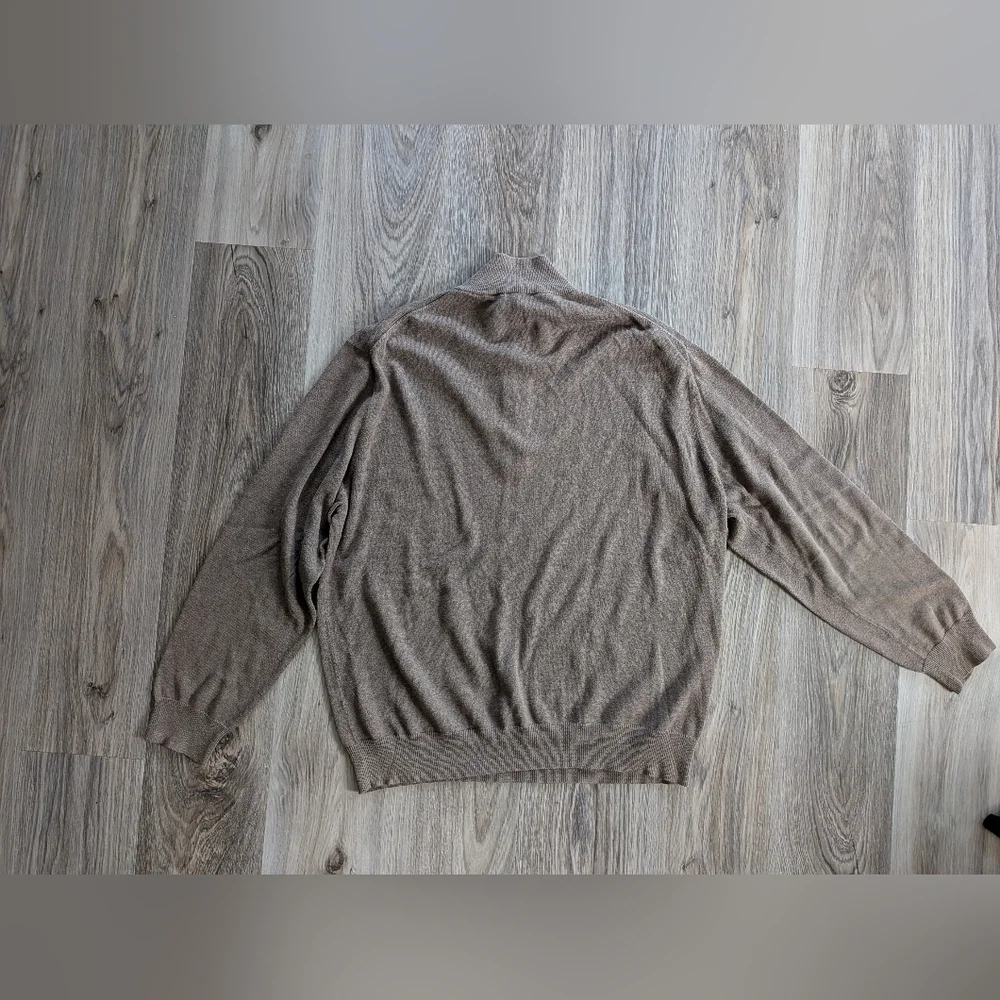 Men's Jos.‎ A. Bank Quarter Zip Pull Over Sweater Like New XL.